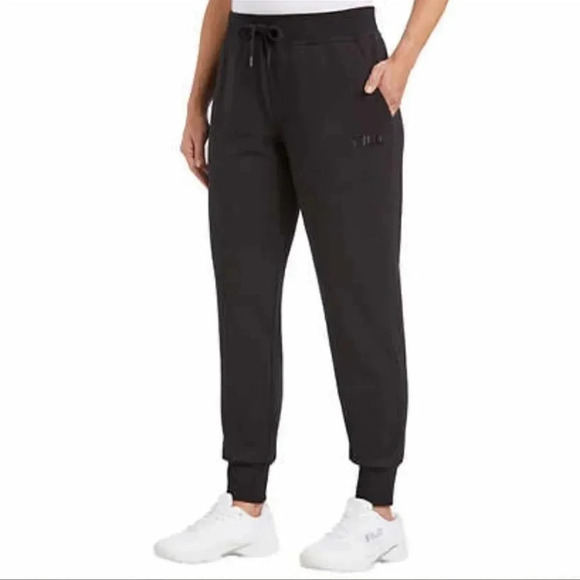 FILA ladies french terry jogger Black Medium - Picture 1 of 5